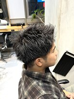 エリマ 調布(elima) 調布メンズカットスパイキーショートツイストパーマメンズパーマ