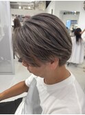 メンズハイライトバレイヤージュメッシュ