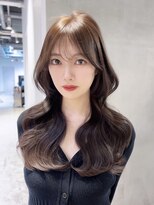 アルバム 池袋(ALBUM) 美髪顔周りレイヤーおくれ毛前髪カットロング_F20788