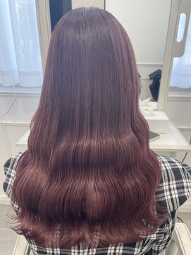 リルミー(Lilme) ワンカラーで!明るめピンクブラウン♪_ユウ