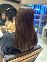 ヘアリゾート粋 ティガ 池袋店(tiga)&nbsp;透明感ブラウンベージュ/レイヤーカット/艶髪/髪質改善