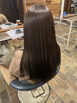 テントヘアー(tent hair) ブラウンカラー