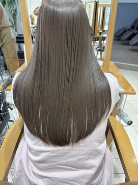 マスカリ(muscali) Ryoオリーブベージュ髪質改善ULTOWAブリーチなしイメチェン