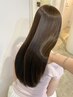 【梅雨時期に向けて艶髪に◎】小顔似合わせカット+縮毛矯正+TR付 26400→
