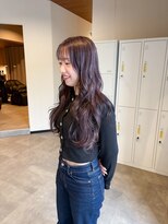 スリーバイザサロン(THREE by the salon)&nbsp;透明感！ラベンダーグレージュ