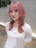 ローエ バイ デコ(Rohe by DECO) 【kira】コーラルピンク/ハッシュレイヤー/ブリーチ2回~