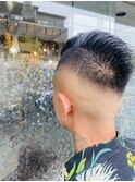 短髪×スキンフェード