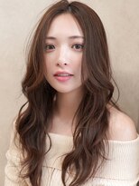 ドーチェ 瓢箪山(DOCHE)&nbsp;ゆるふわ巻き×センターパート×オリーブブラウン