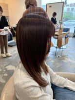 ボンドヘアステージ 良福寺店(BOND hair stage) 毛先ハイライトで楽しむ大人の上品ヘアカラー|自然なおしゃれ