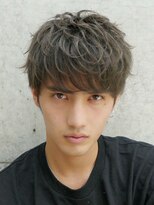 フィフス(fifth)&nbsp;フェザーマッシュスパイラルパーマ束感メンズパーマツーブロック