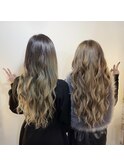 友達と大変身♪【春休み双子ロングヘア★】巻き髪仕上げ!