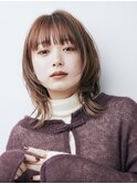  ボブ/カーキグレージュ/大人かわいい[恵比寿/恵比寿駅]