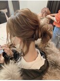 ざっくりゆるお団子スタイル