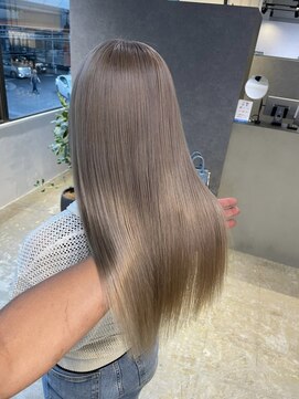 メリー オオサカ(Merly Osaka) ハイトーンなのに艶々バレイヤージュ_silky white beige_