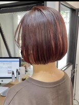 リッカ(RICCA)&nbsp;韓国風ワンレンボブのチェリーピンク