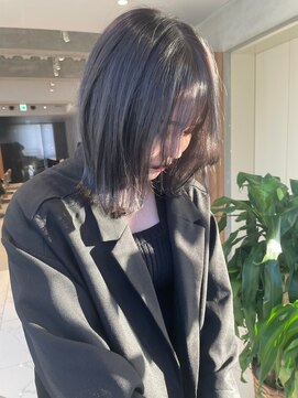 ガリカ 博多(Gallica) 【恒吉佐央里】ナチュラルボブレイヤーxミルクティーグレージュ