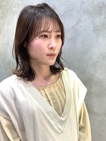 ロンドネートゥル 新潟(Lond naitre)&nbsp;【Lond natire 川合佑哉】韓国風レイヤーボブココアブラウン