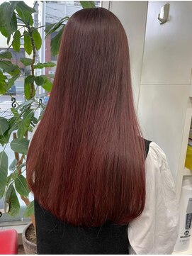 アッシュ 名駅(ASCH) イメチェン/チェリーブラウン/フェニミン/ストレート/モード