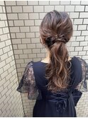 結婚式やイベントにもおすすめ！ポニーテールアレンジ/MIKU