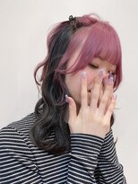 リノショアーズ 元町店(RINOSHORES)&nbsp;個性派デザインカラーツートンくびレイヤーウェーブロング