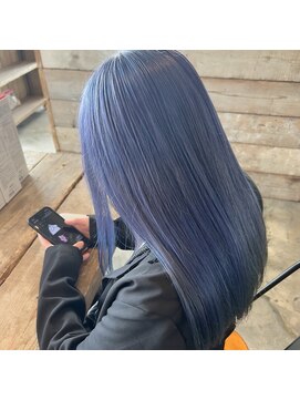 ミル(1001 mille) ペールブルーのロングヘア【1001mille】