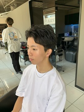 アイズ 海老名(AIZU) スパイキーショートザクザクショートショートアップバングメンズ