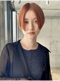 クラゲヘアー/小顔に見せるヘア/ココアベージュ/銀座