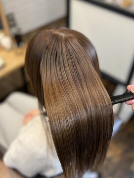 サロンド アクトレス 銀座店(salon de actress) 美髪縮毛矯正+艶カラー+TOKIO5stepトリートメント