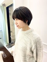 ３０代／マッシュショート／大人ヘア／銀座