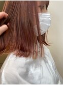 髪質改善＊くびレイヤーピンクベージュ＊美髪【Zina船橋】