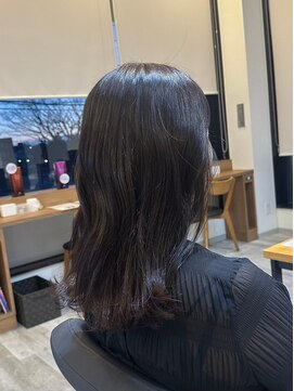 アトリエコア(Atelier Coa) ミルクティーベージュカラーくびれヘアグレージュカラー韓国