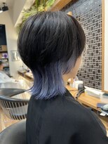 ルーム(Room)&nbsp;ウルフミディアム/ウルフインナーカラーハイライトカラー