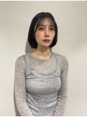 大人上品にぷつっとボブ