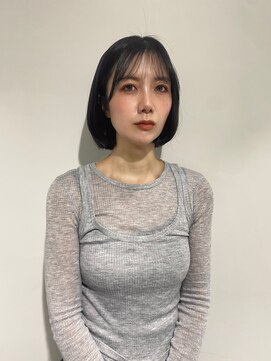 アオ(AO) 大人上品にぷつっとボブ