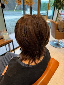 タスメット(+Met.)の写真/【東岡山/赤磐】ダメージレスにこだわったカラーでツヤ感たっぷりの仕上がりに♪上品な髪色を叶えます―。