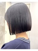 切りっぱなしでこなれる◎内巻きボブスタイル