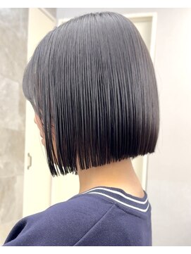 サンド クリア 横浜本店(sand clear) 切りっぱなしでこなれる◎内巻きボブスタイル