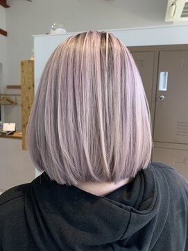 ワンバイワンヘアーツー(OnexOne HAIR2) スモーキーピンク/ハイライト/外国人風ハイライト