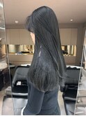 グレージュカラー/髪質改善/美髪/暗髪/レイヤーカット[恵比寿駅]