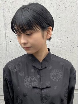 シック(chic.) 20代似合わせ垢抜けタイトなショート黒髪ショート