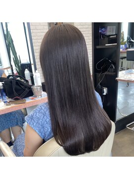 ディフィーノ 青山(DIFINO) 【DIFINO　青山】美ツヤ髪ストレート/透け感シアーブラック