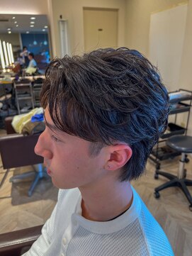 ティーワン 神埼店(T-one) ▼ニュアンスパーマフェザーパーマメンズカットツーブロック