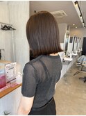 切りっぱなしボブ