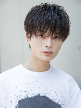 シティ(CITY) 小久保styleフェザーパーマフェザーショートグレーエンドカラー