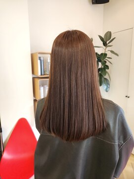 セレスト 住吉店(CELESTE) カシミアストレート(縮毛矯正)+イノアカラー+次世代酸熱トリ