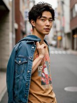 メンズ ショコラ ナンバ(Men's Chocolat NAMBA)&nbsp;#カルマパーマ #センターパート