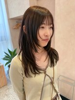 オン キャナルシティ博多前店(on)&nbsp;【晴音】ロングレイヤー/アッシュブラウン/ロング/30代