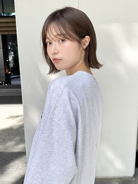 ガーデン 渋谷(GARDEN) 小顔大人ボブ暗めカラーミディアムデザインカラー