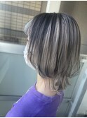 グレーブラック×ホワイトベージュ