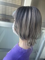 オーストヘアー ミコ(Aust hair Mico)&nbsp;グレーブラック×ホワイトベージュ